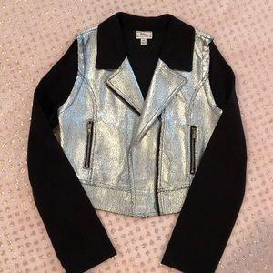 Girls D-Signed black & silver jacket